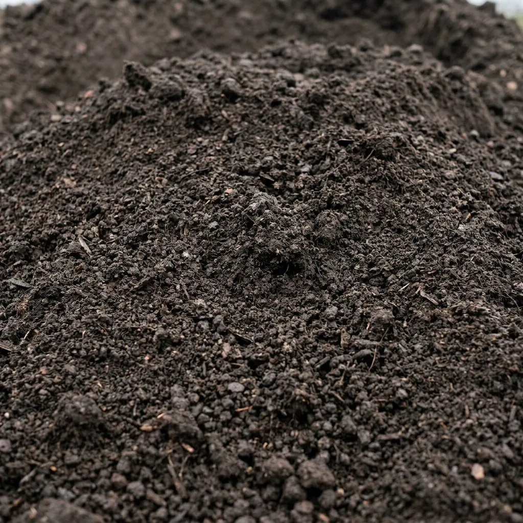 造園用 黒土のイメージ